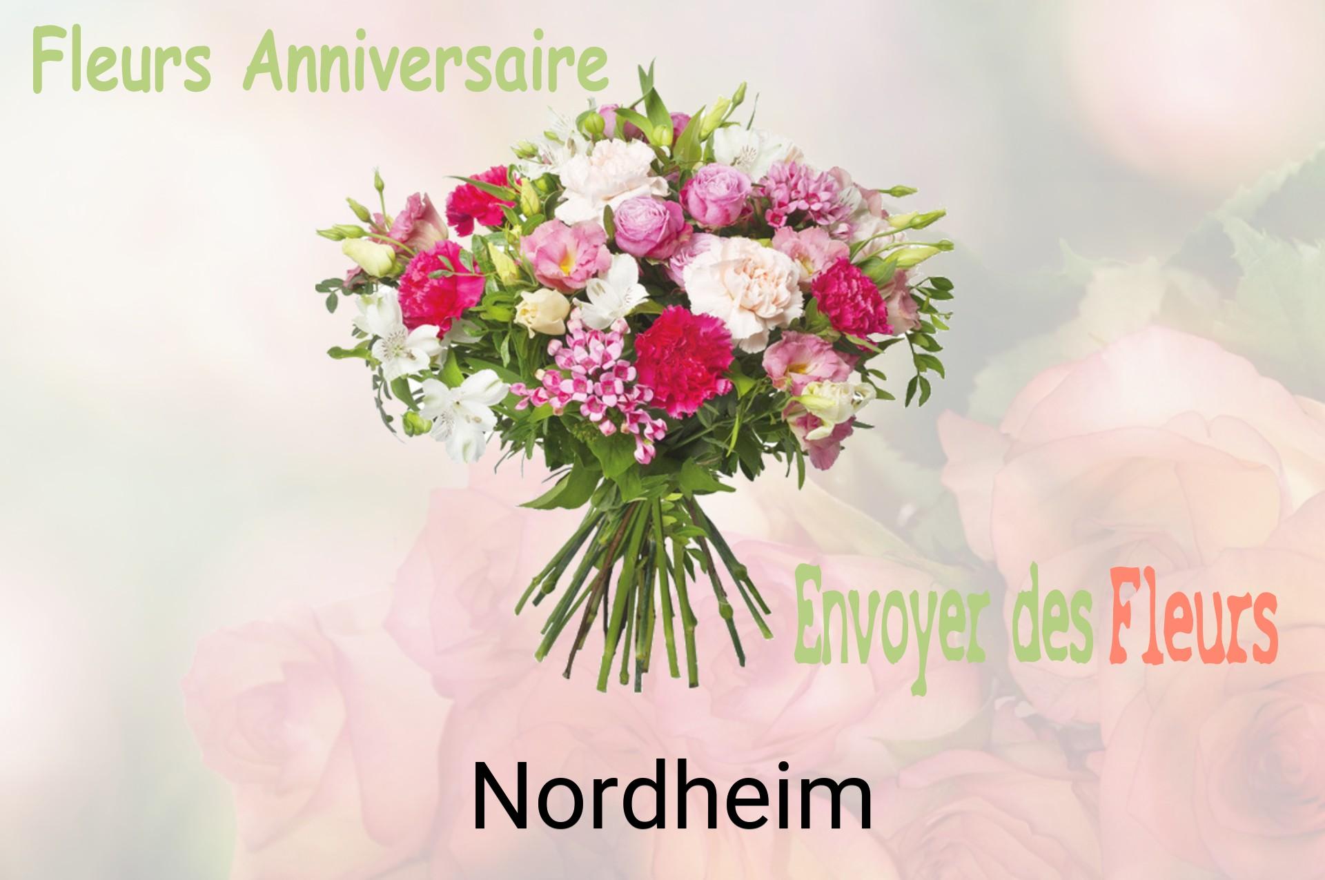 Bouquet de fleurs d’anniversaire livré à Nordheim