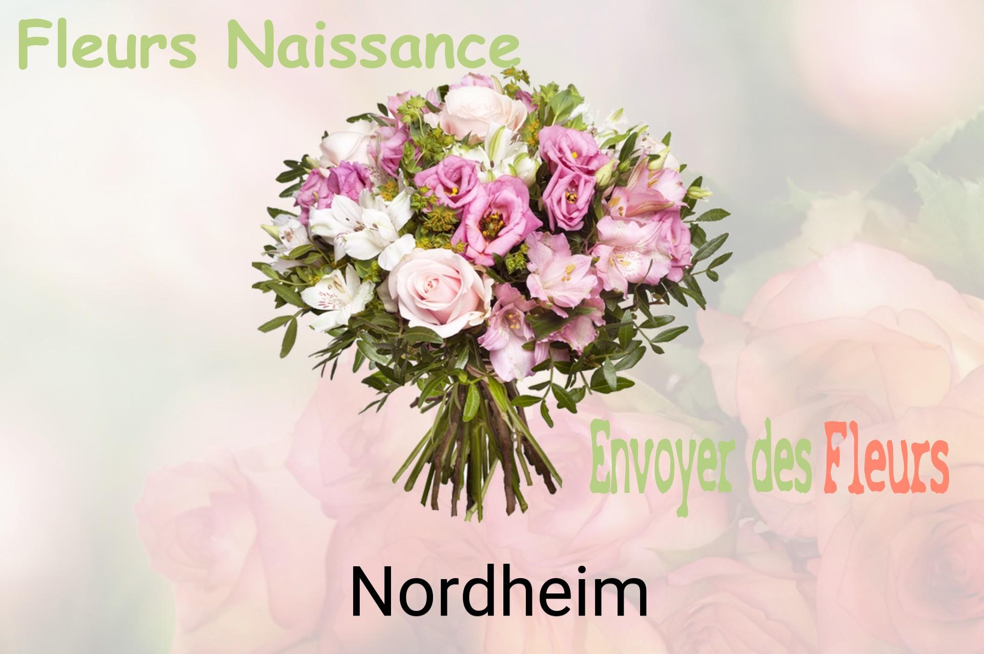 Bouquet de fleurs de naissance livré à Nordheim
